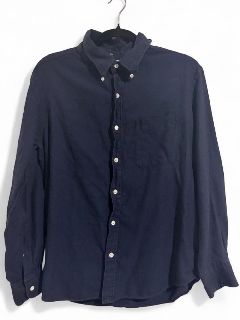 Hamilton Navy Long-Sleeve Button-Down Shirt